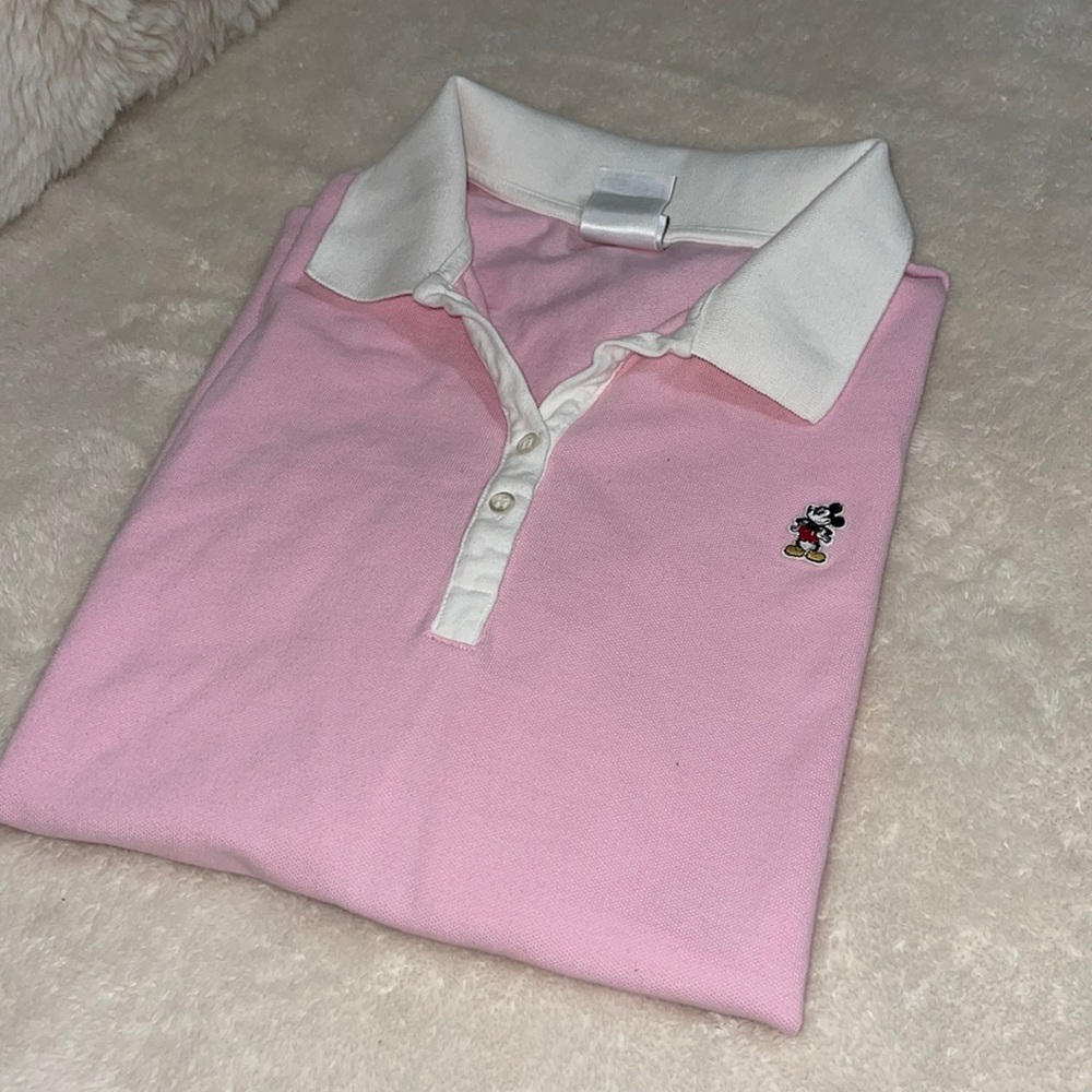 Polo pink Disney shirt Mickey XXL